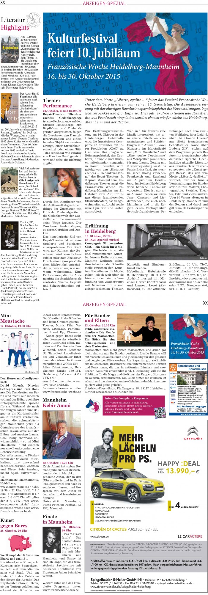 Kulturfestival feiert 10. Jubiläum