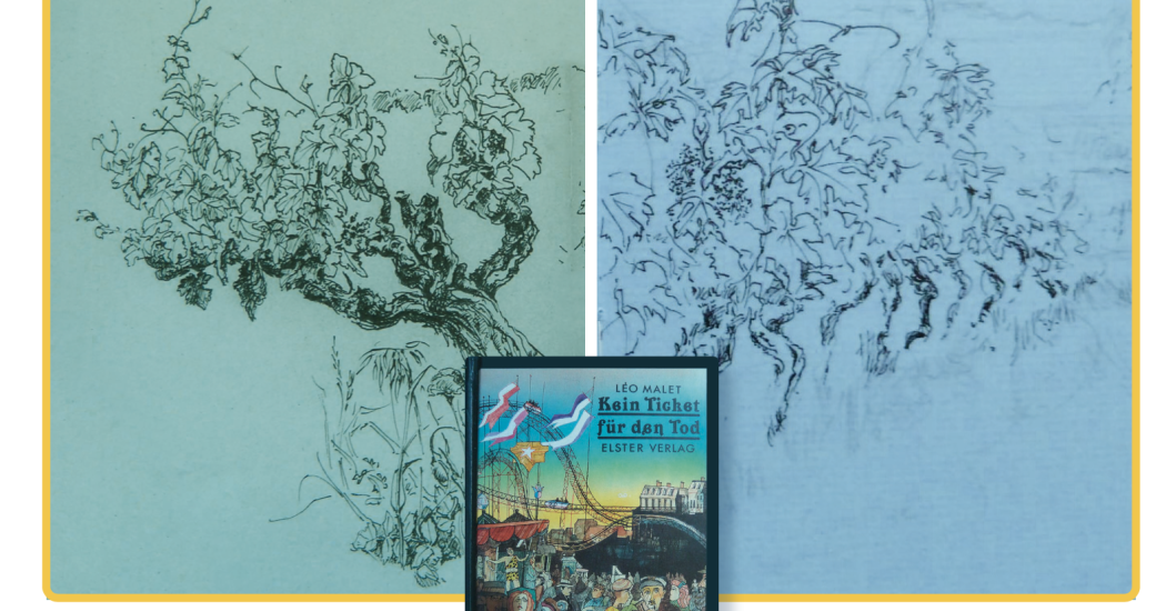 2 Weingüter, 1 Léo Malet. Zeichungen von und Lesung mit Kornelia Roth 2 Weingüter, 1 Léo Malet. Zeichungen von und Lesung mit Kornelia Roth