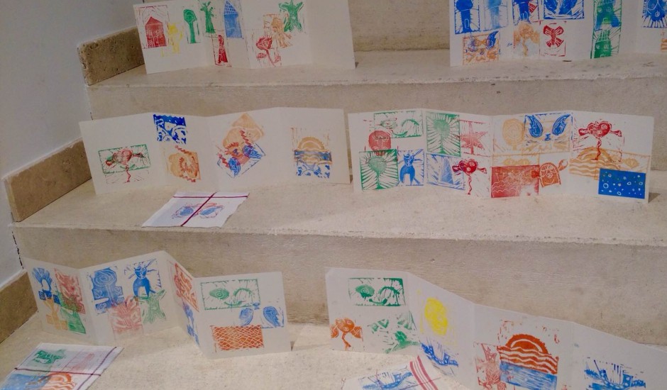 Gravuratelier für Kinder mit der Künstlerin Estelle Lacombe Gravuratelier für Kinder mit der Künstlerin Estelle Lacombe